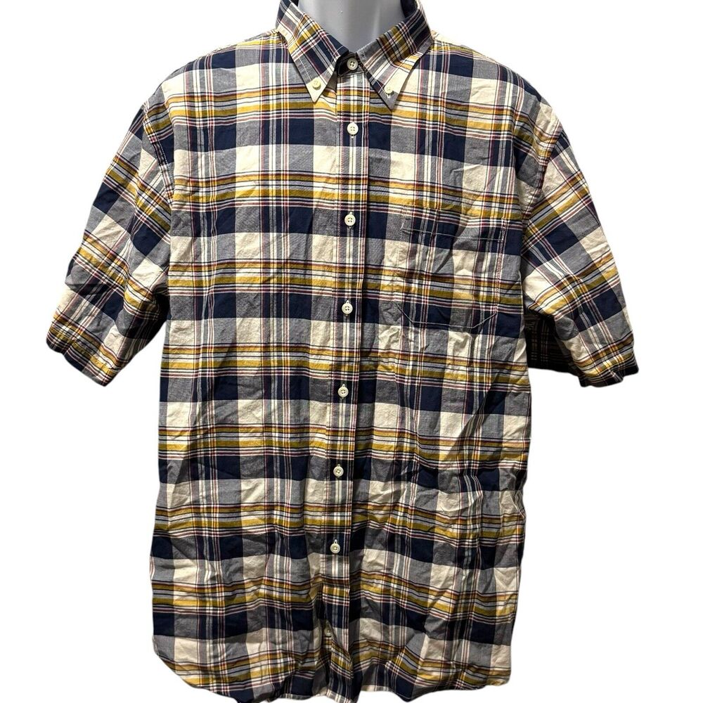 Surf Pendleton Short Sleeve Button Up Shirt Multi-Color Plaid Men’s Size XL